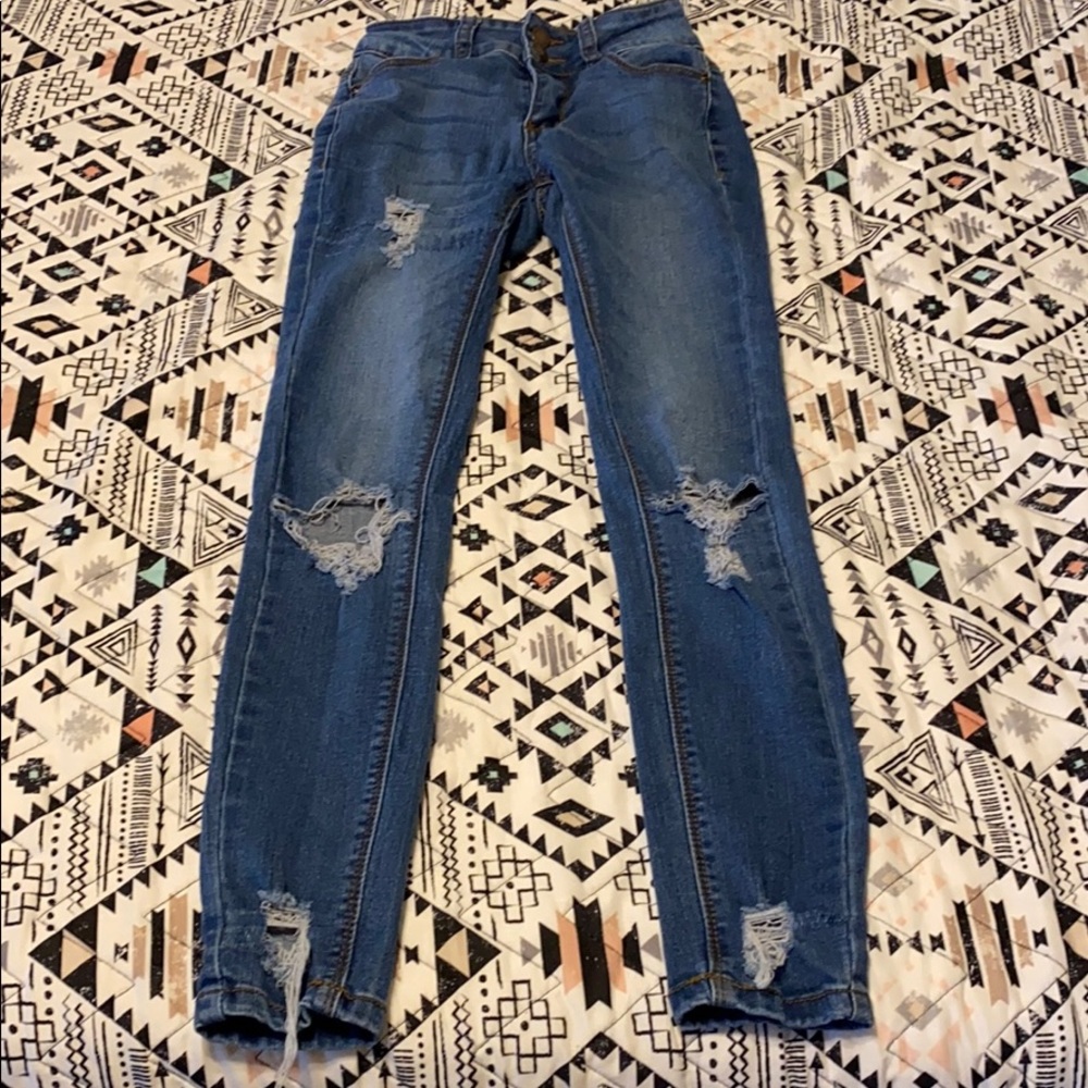 SUPER STRETCH JEGGINGS GIRLS SIZE 000 in GREAT CON